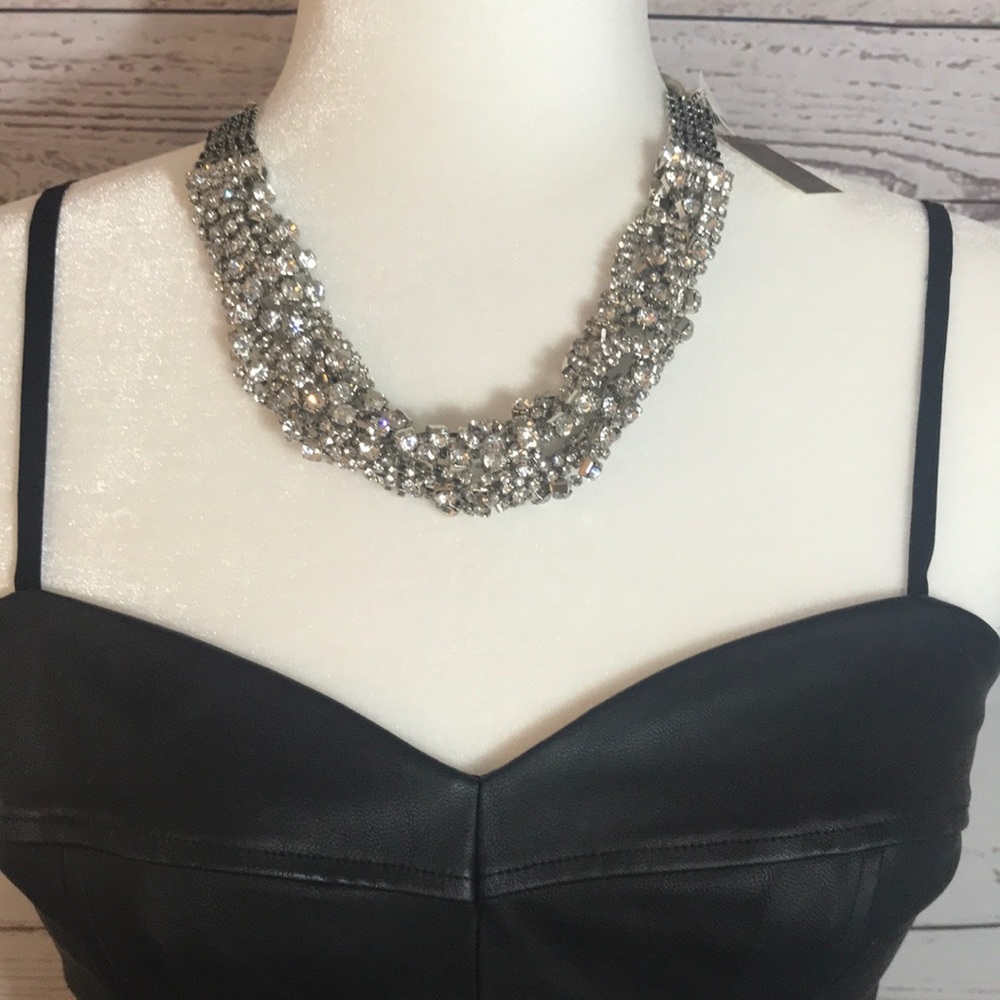 NWT! NATASHA - Rhinestone Necklace - Picture 2 of 3